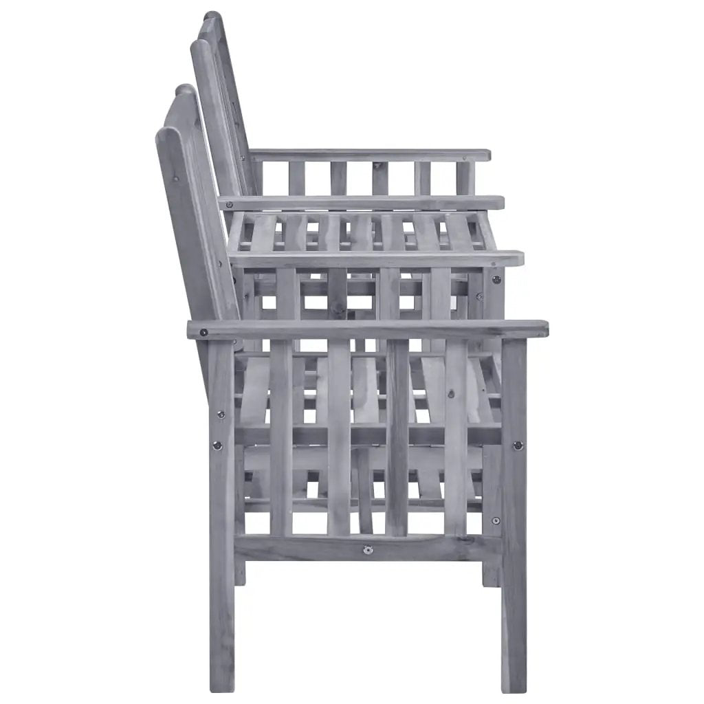 vidaXL vidaXL Garden Chairs with Tea Table 159x61x92 cm Solid Acacia Wood - Garden Chairs