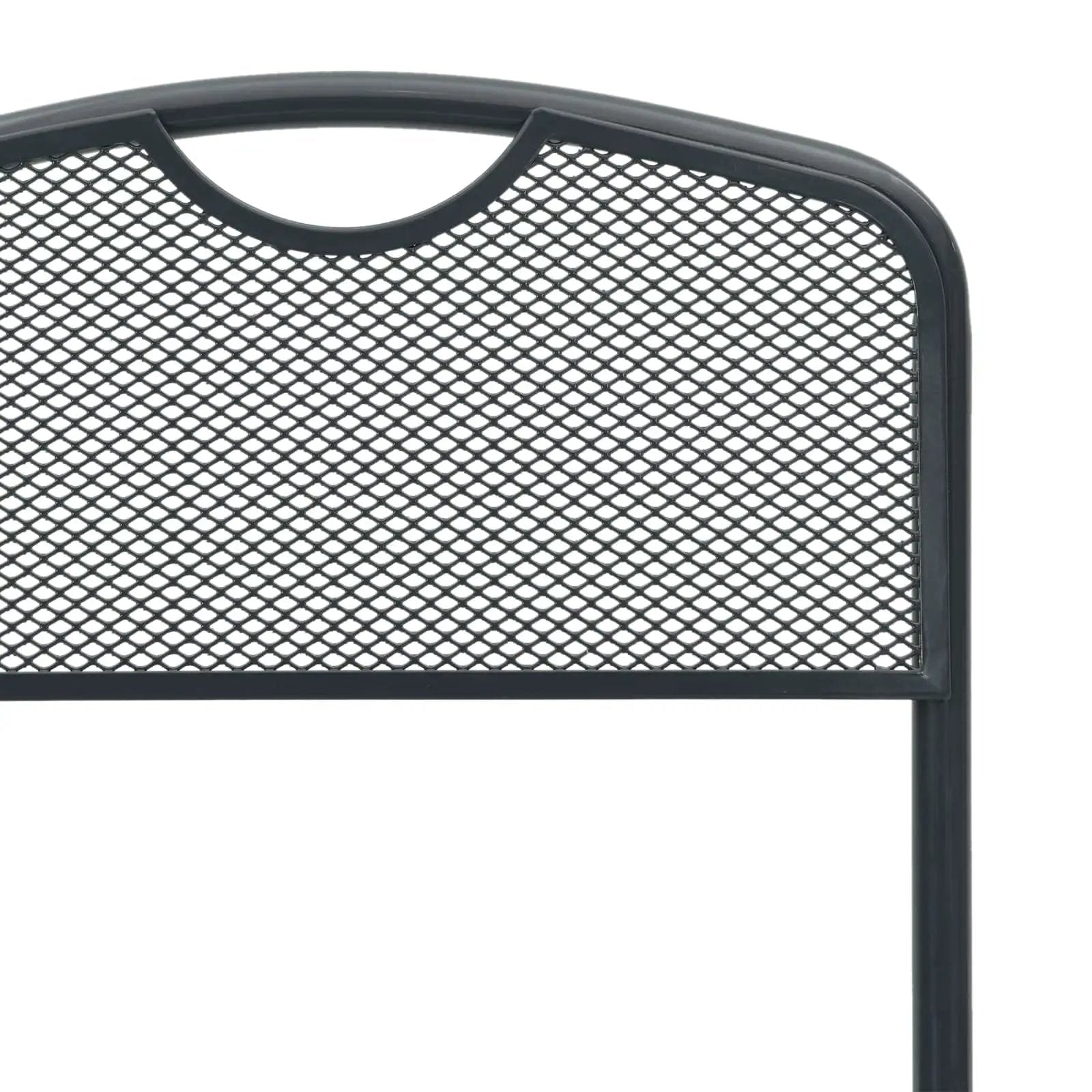vidaXL vidaXL Garden Chairs Folding 2 pcs Anthracite 52.5 x 46 x 82 cm Iron -