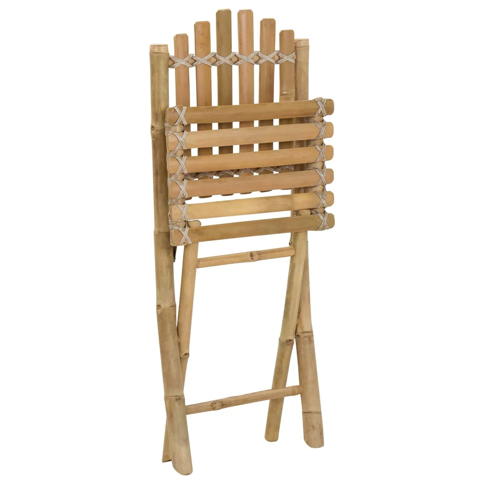 vidaXL vidaXL Garden Chair 4 pcs Natural Bamboo - Garden Chairs
