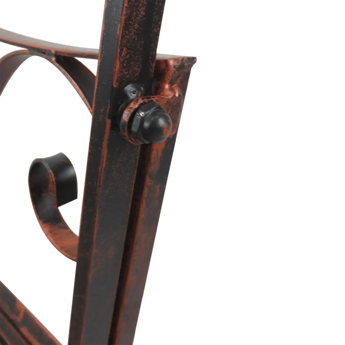 Outsunny Rocking Chair Swing Bench Loveseat Metal Bronze Garden Outdoor - Hammocks
