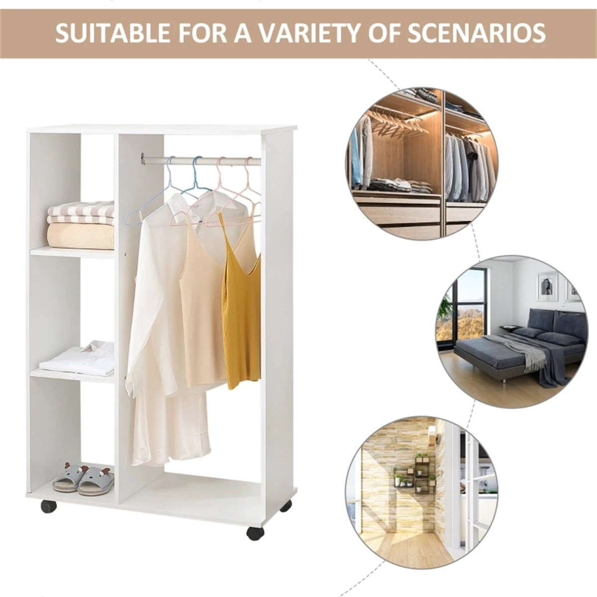 N/A Chester Dresser/Storage Cabinets/Lockers/rolling wardrobe -