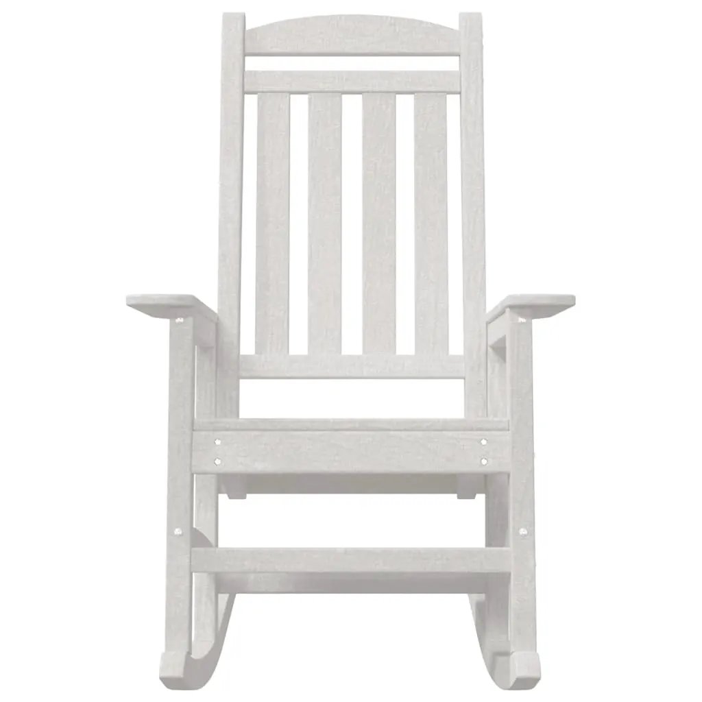 vidaXL vidaXL Garden Rocking Chair White 92 x 70 x 108cm HDPE - Garden Chairs