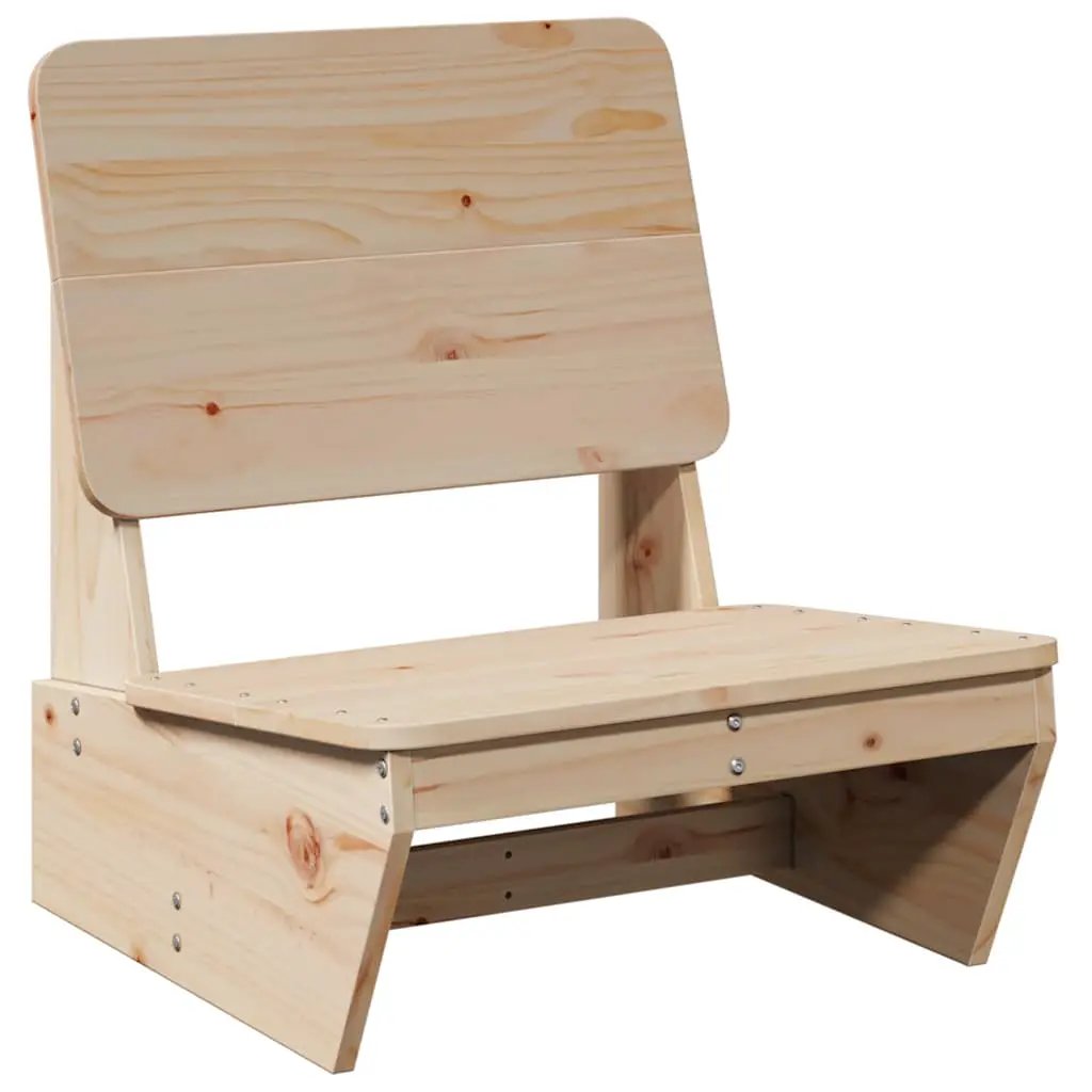 vidaXL vidaXL Garden Chair 60x64x70.5 cm Solid Wood Pine - Garden Chairs
