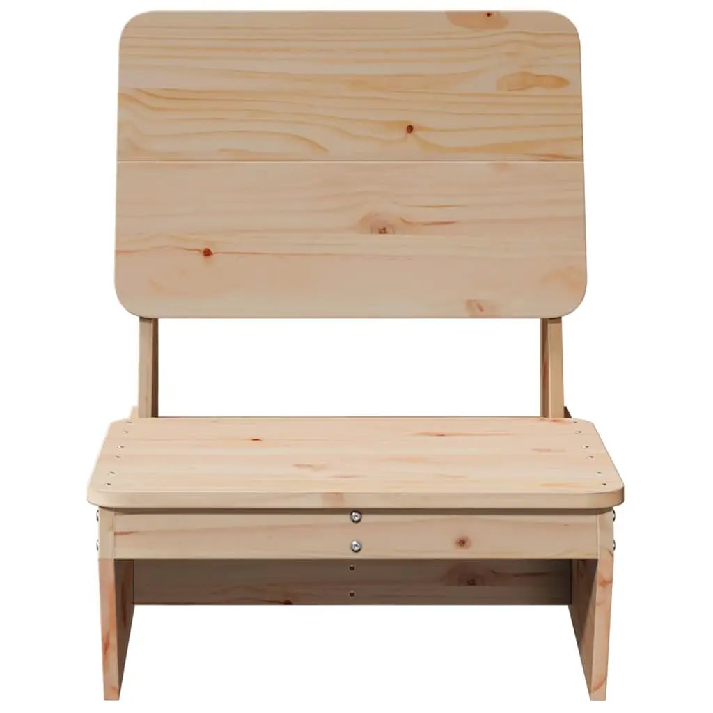 vidaXL vidaXL Garden Chair 60x64x70.5 cm Solid Wood Pine - Garden Chairs