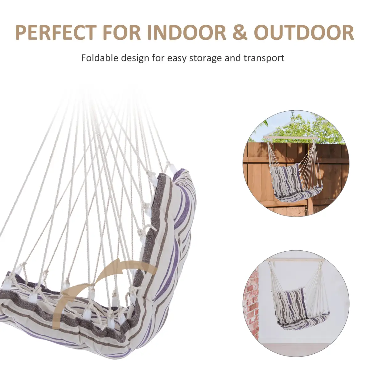 Outsunny Hanging Swing Chair - Hammocks