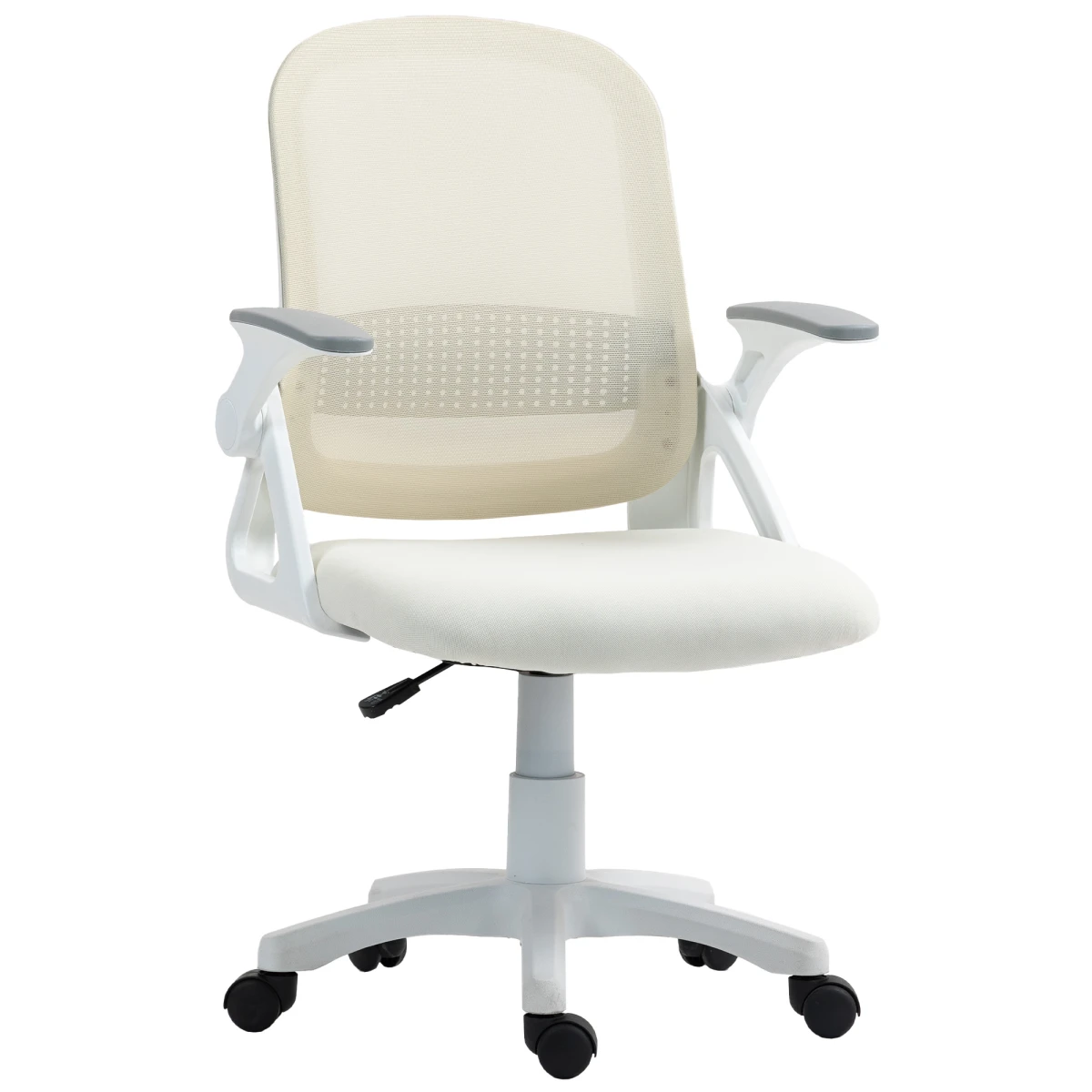 HOMCOM HOMCOM Ergonomic Swivel Office Chair Mesh Back Adjustable Height Flip Up Armrests For Home Office - Office Chair