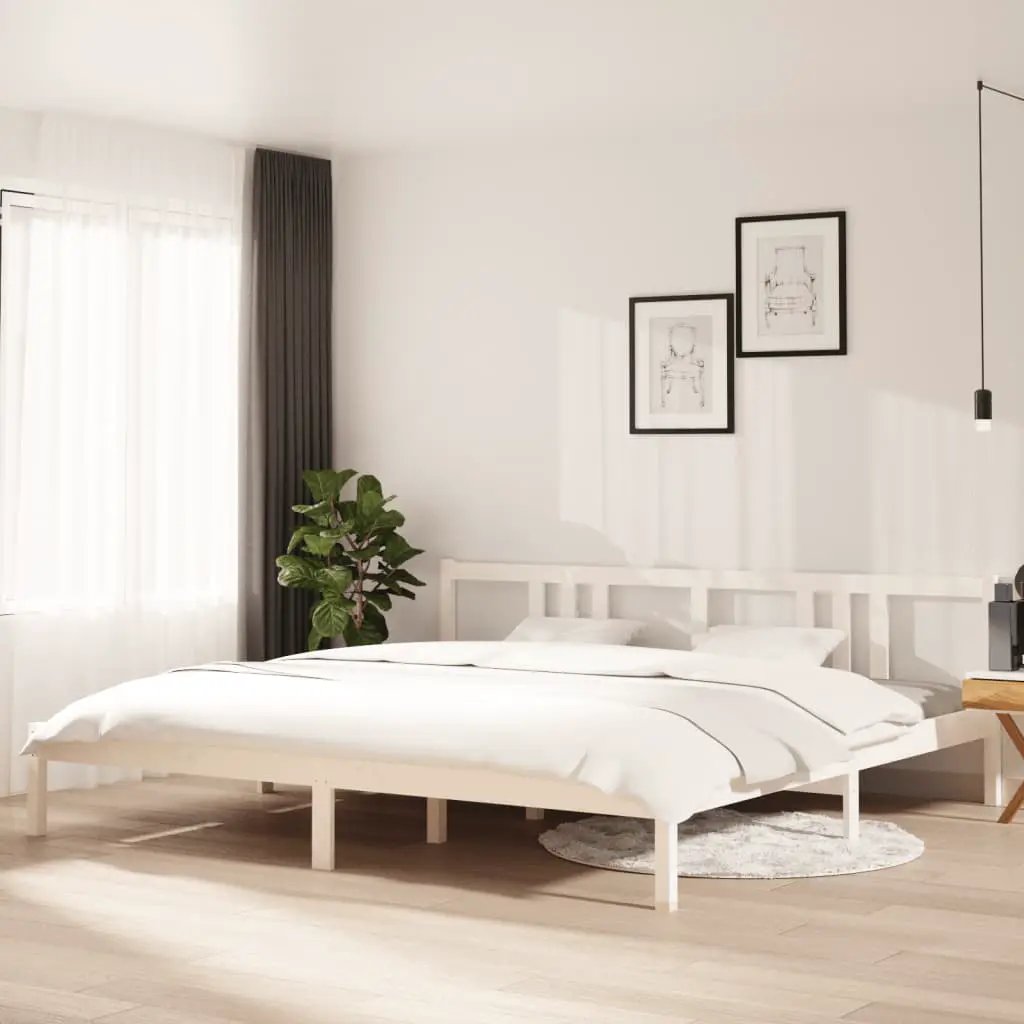 vidaXL vidaXL Bed Frame without Mattress Solid Wood 75x190 cm Small Single Small Single - Bed Frames