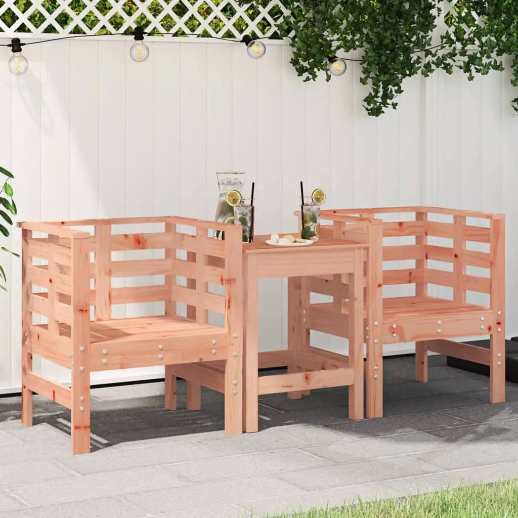 vidaXL vidaXL Garden Chairs 2 pcs 61.5x53x71 cm Solid Wood Pine - Garden Chairs