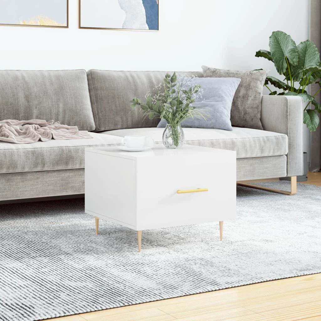 vidaXL vidaXL Coffee Table 50x50x40 Drawer Living Room - Coffee Table