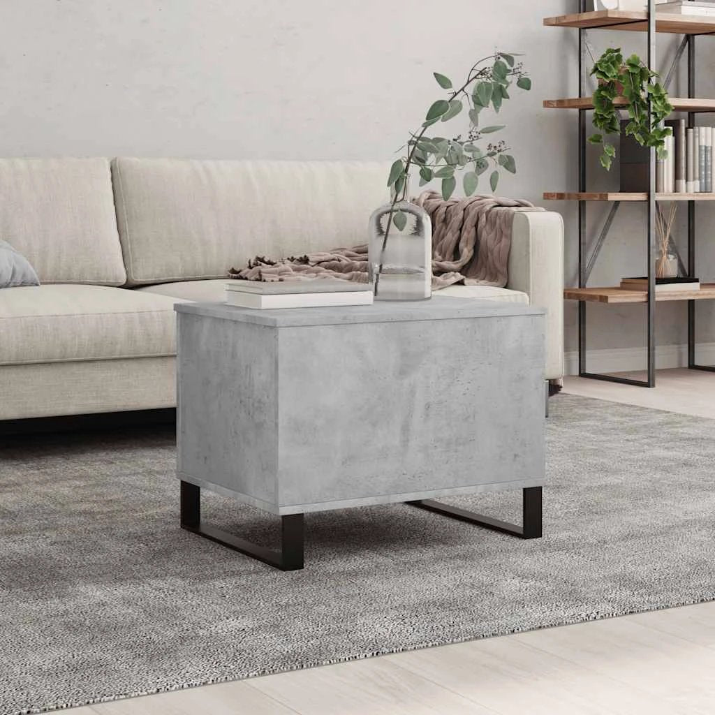 VidaXL Coffee Table 60cm By 44.5cm By 45cm Black Oak Finish For Modern Living Room by vidaXL