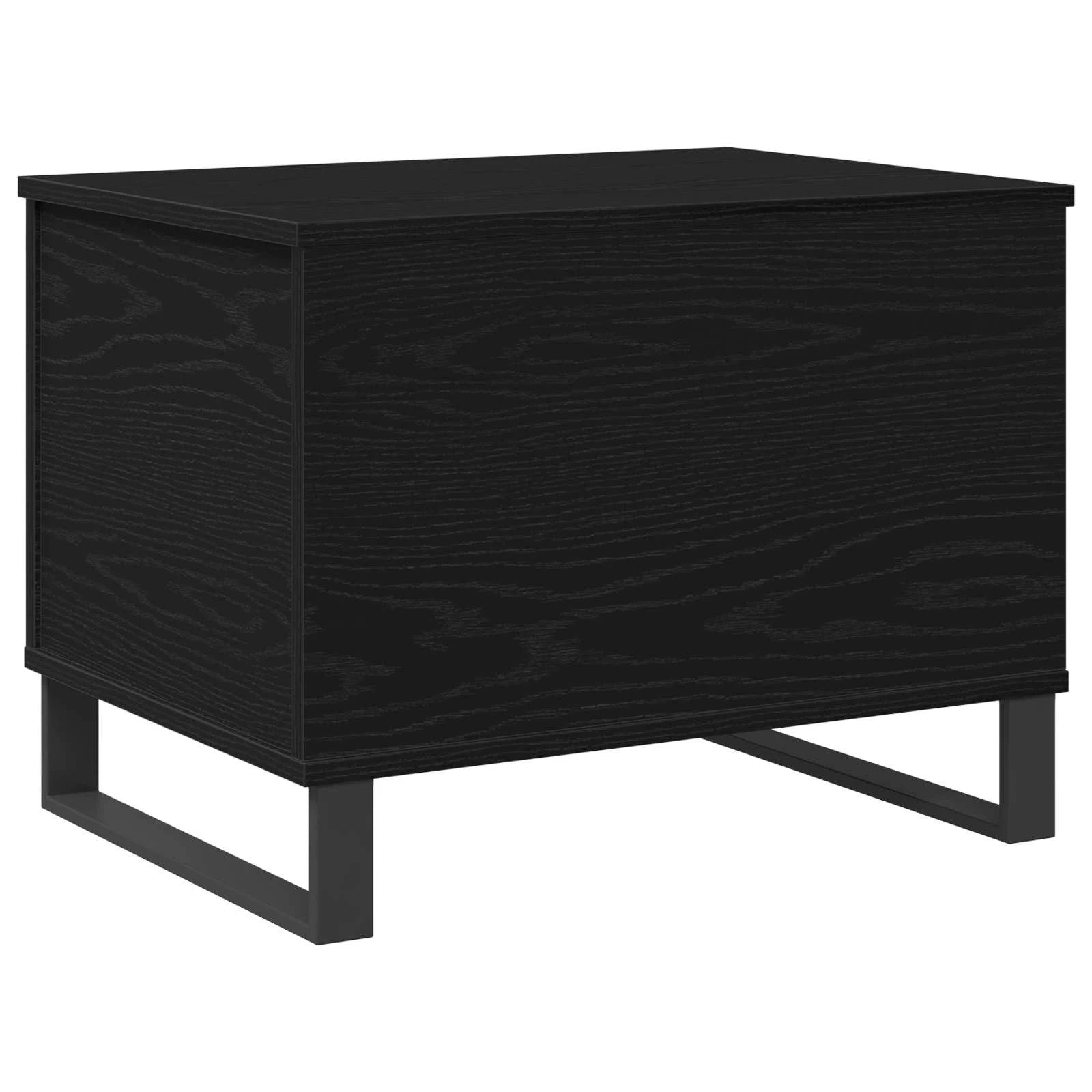 VidaXL Coffee Table 60cm By 44.5cm By 45cm Black Oak Finish For Modern Living Room by vidaXL