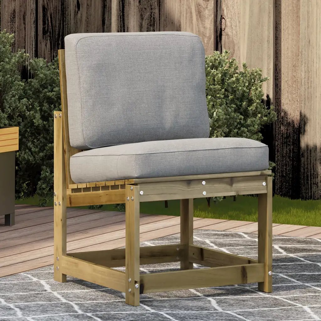 vidaXL vidaXL Garden Chair Wax Brown 50.5x55x77 cm Solid Wood Pine - Garden Chairs
