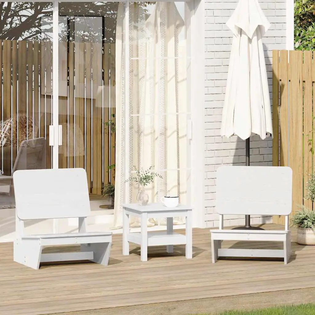 vidaXL vidaXL Garden Chair 60x64x70.5 cm Solid Wood Pine - Garden Chairs