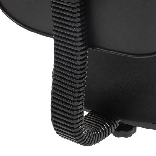 HOMCOM Armless Office Chair with Adjustable Height 360° Swivel Wheels Black by HOMCOM