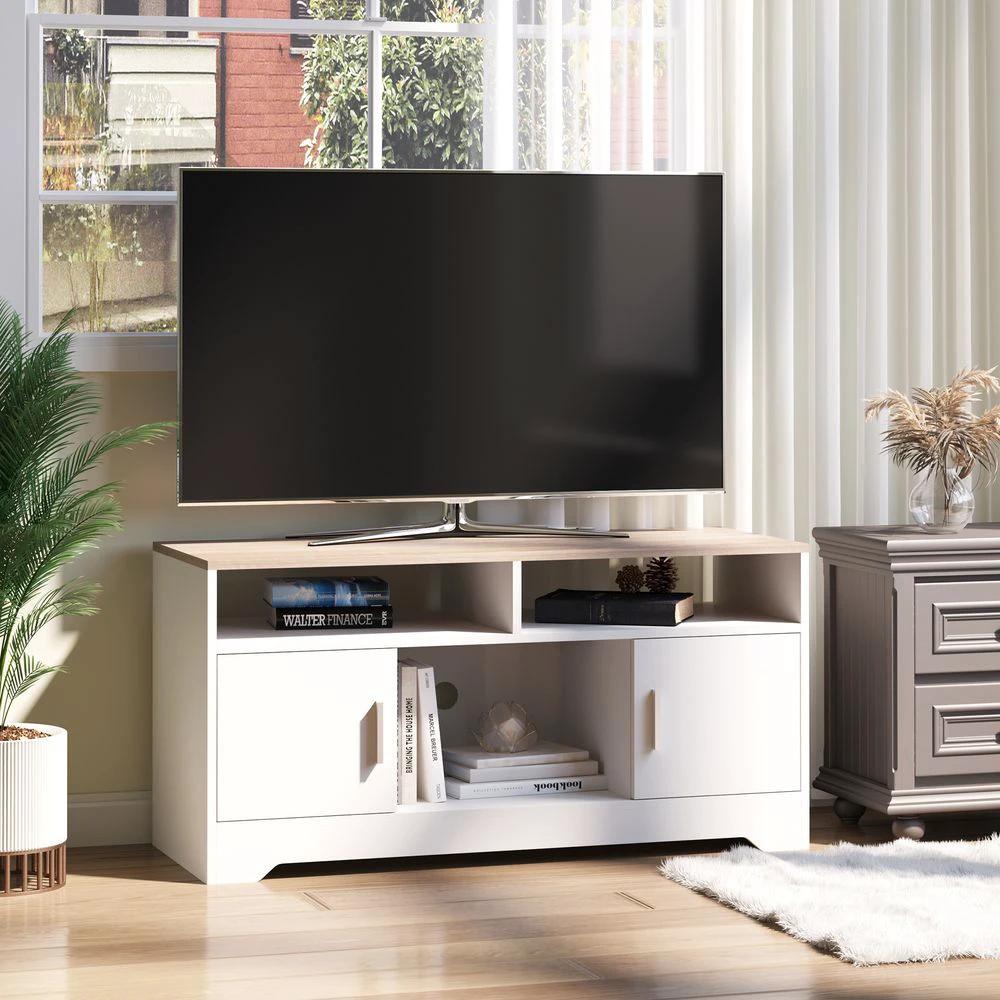 Home Office 42" TV Stand Storage Unit w/ Cabinets Shelves Living Room by HOMCOM
