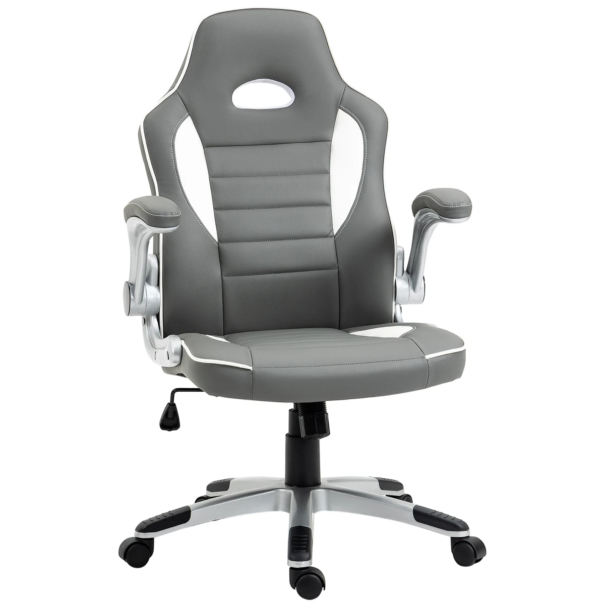 Elite Racing Chair 112-122cm Adjustable Flip Armrests Gamers by Vinsetto