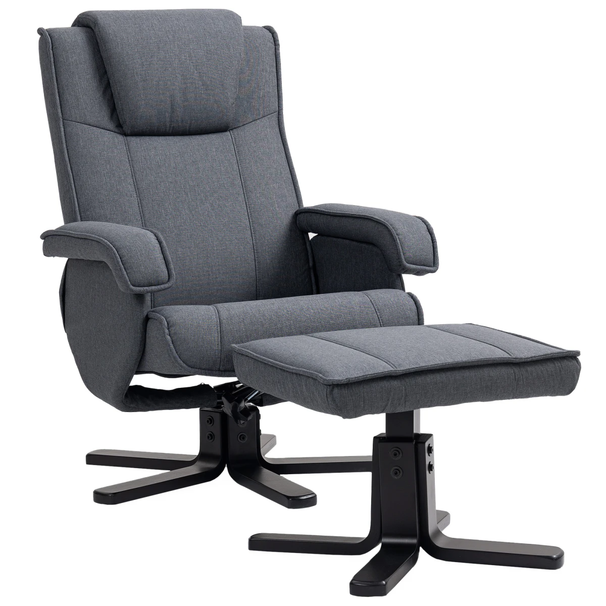 HOMCOM HOMCOM Rocker Recliner Standard Size Footstool For Home - Recliner