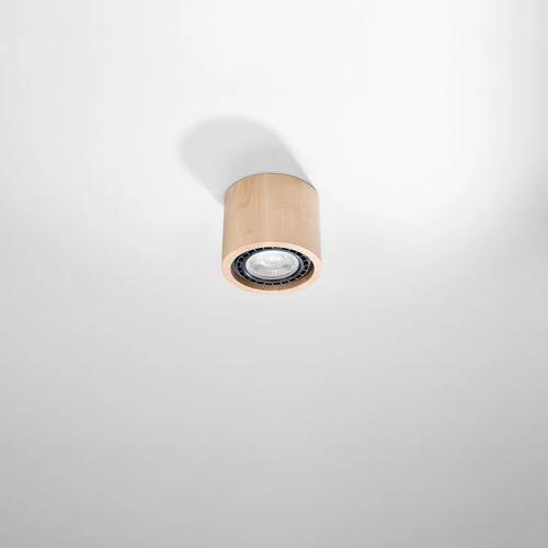 Sollux Lighting Ceiling lamp wood Basic Scandinavian Design GU10 - Ceiling Lights