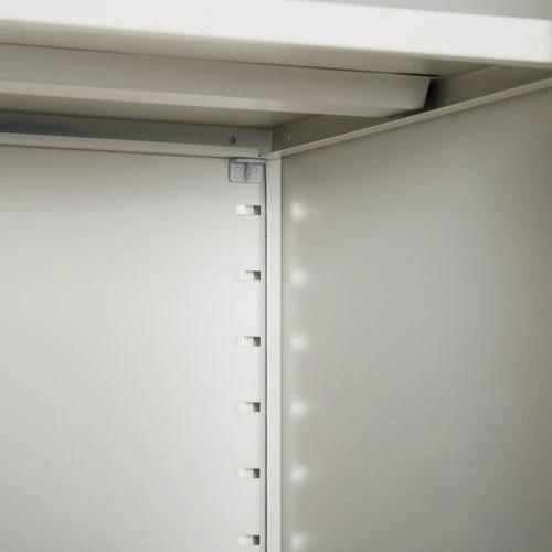 Filing Cabinet Storage Office 2 Doors Adjustable Shelf Metal Vinsetto by Unbranded