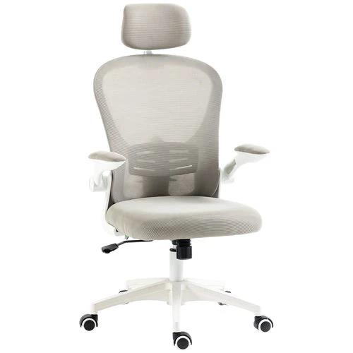 Vinsetto Mesh Office Chair with Headrest, 4D Lumbar Support, Flip-up Arm by Vinsetto