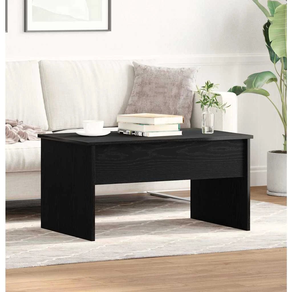 Black coffee tables: how to build a room around one