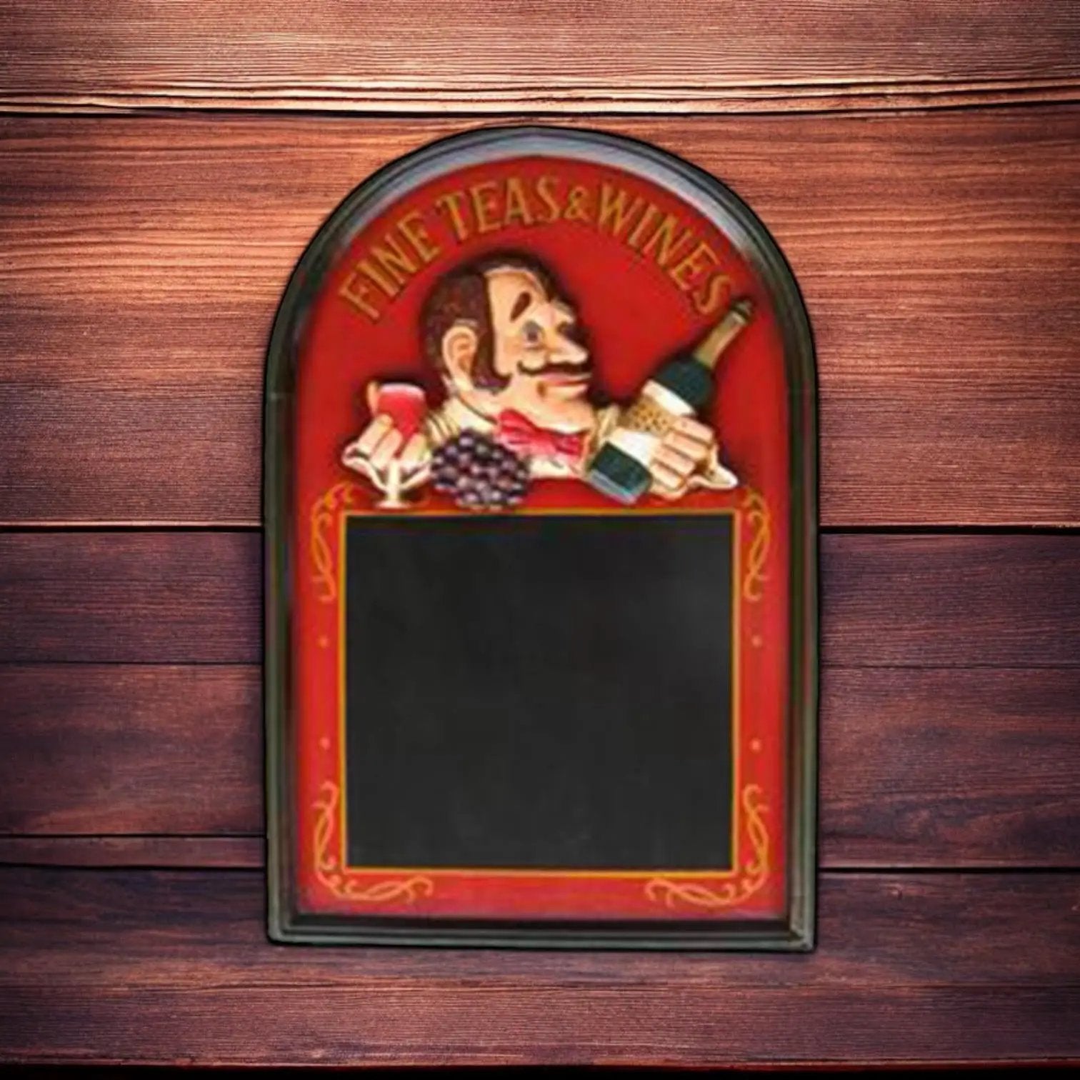 MSL 60X40CM WINE WAITER BLACK MENU BOARD - Wine Rack