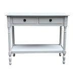 MSL 90CM 2 DRAWER SIDE TABLE - Bedside Table