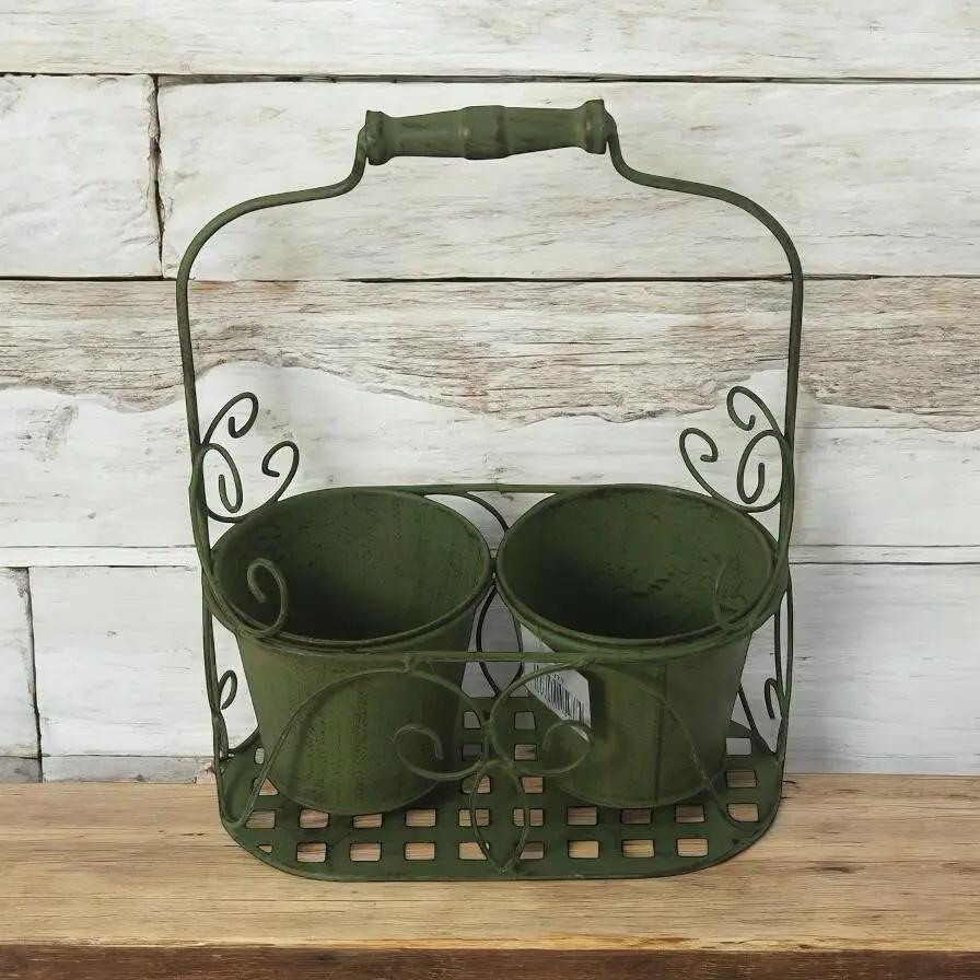 MSL GREEN 2 POT PLANTER - Planters