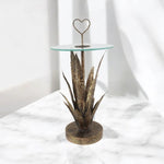 MSL 79CM METAL TABLE leaf design - Lamp
