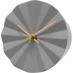 Acctim Acctim Layla Resin Table Clock in Grey 37097 - Clock