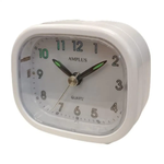 Amplus Amplus Travel White Dial Luminous Hands Alarm White Clock PT182W - Clock