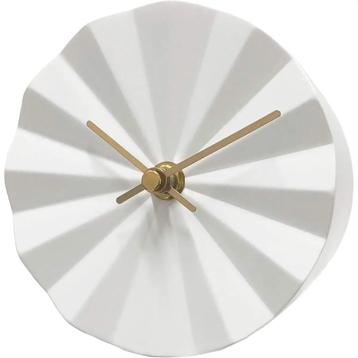 Acctim Acctim Layla Resin Table Clock in White 37092 - Clock