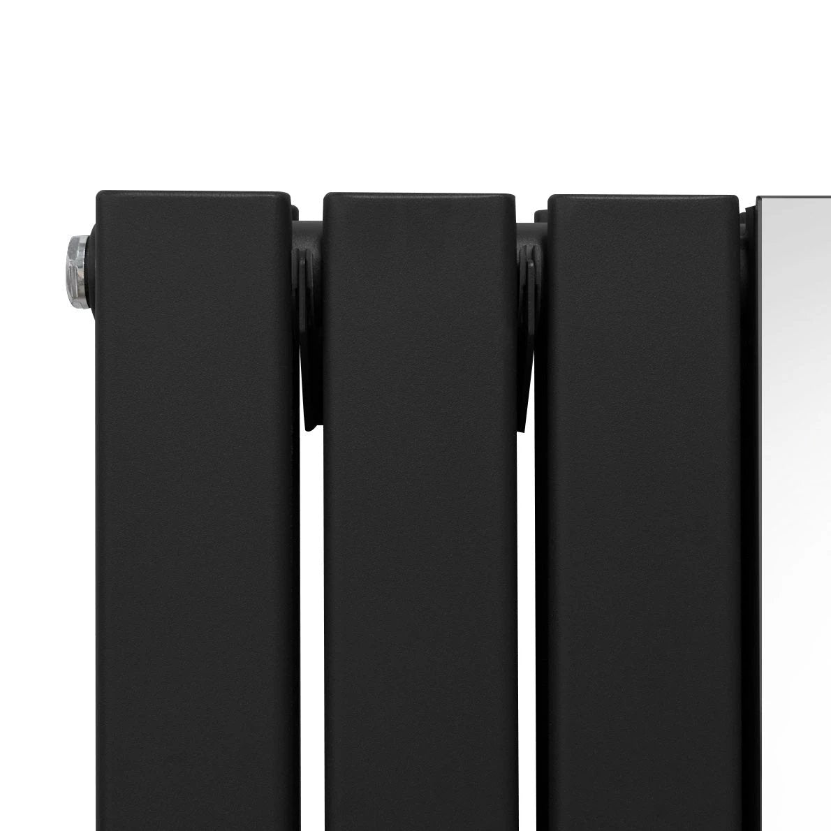 Monster Shop Premium Flat Radiator 1800x425 Black Mirror Home - Radiator