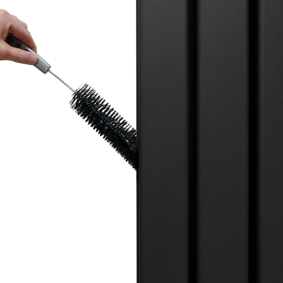 Premium Flat Radiator 1800x425 Black Mirror Home