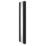 Premium Oval Mirror Radiator 1800x380mm Homes by Monster Shop