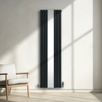 Monster Shop Syncx Oval Radiator 1800x500 Mirror Grey Home - Radiator