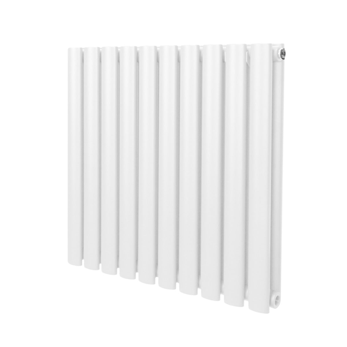 Premium Oval Column Radiator 600x600 White Carbon Steel 1.5mm For Home Heating Residential