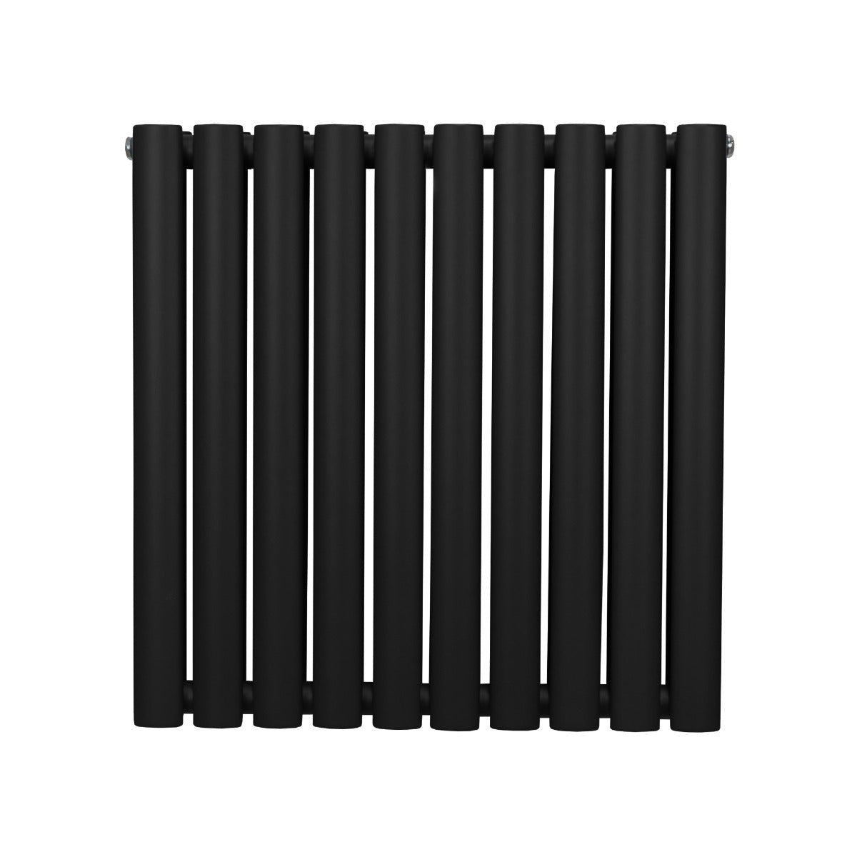 Premium Oval Column Radiator 600mm x 600mm Black 1.5mm Carbon Steel Energy Efficient For Homes