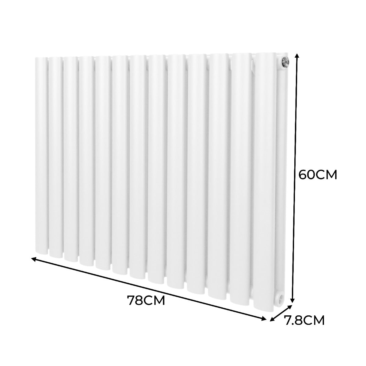 Premium Oval Radiator 600x780 Carbon Steel Home