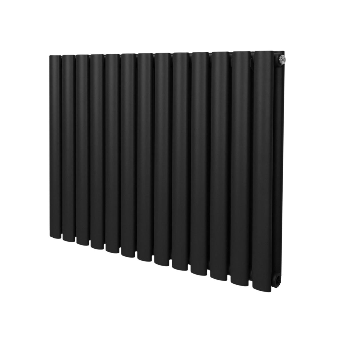 Black Oval Radiator 600x780mm Carbon Steel Home