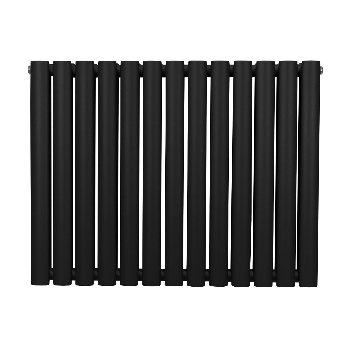 Black Oval Radiator 600x780mm Carbon Steel Home