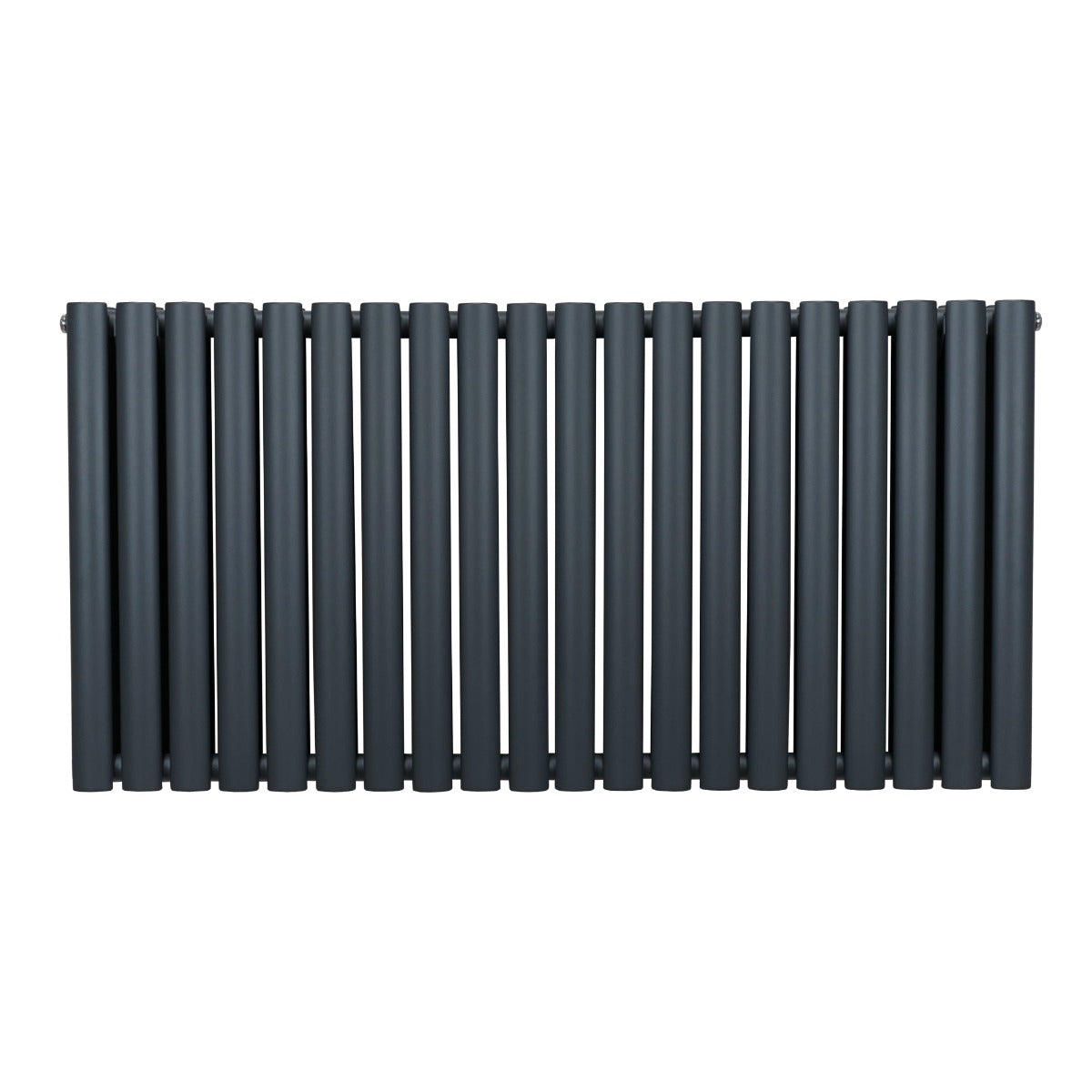 Premium Oval Column Radiator 600mm By 1200 mm Anthracite Finish For Living Rooms