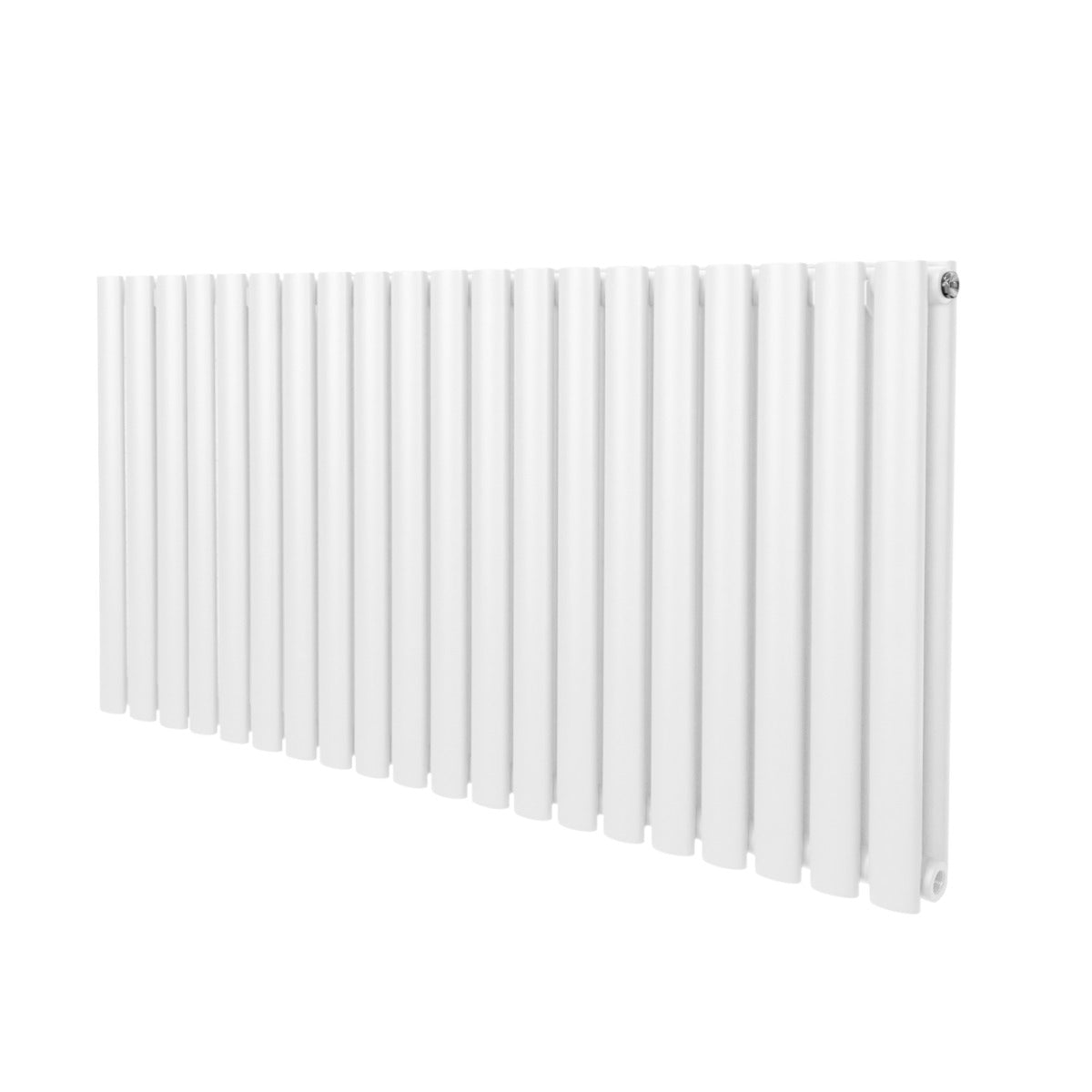 Premium Oval Column Radiator 600mm By 1200mm White Carbon Steel 1.5mm For Home Heating
