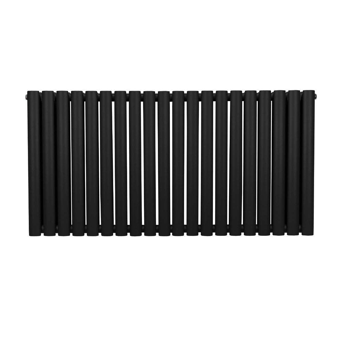 Syncx Oval Column Radiator 600x1200 Black Home