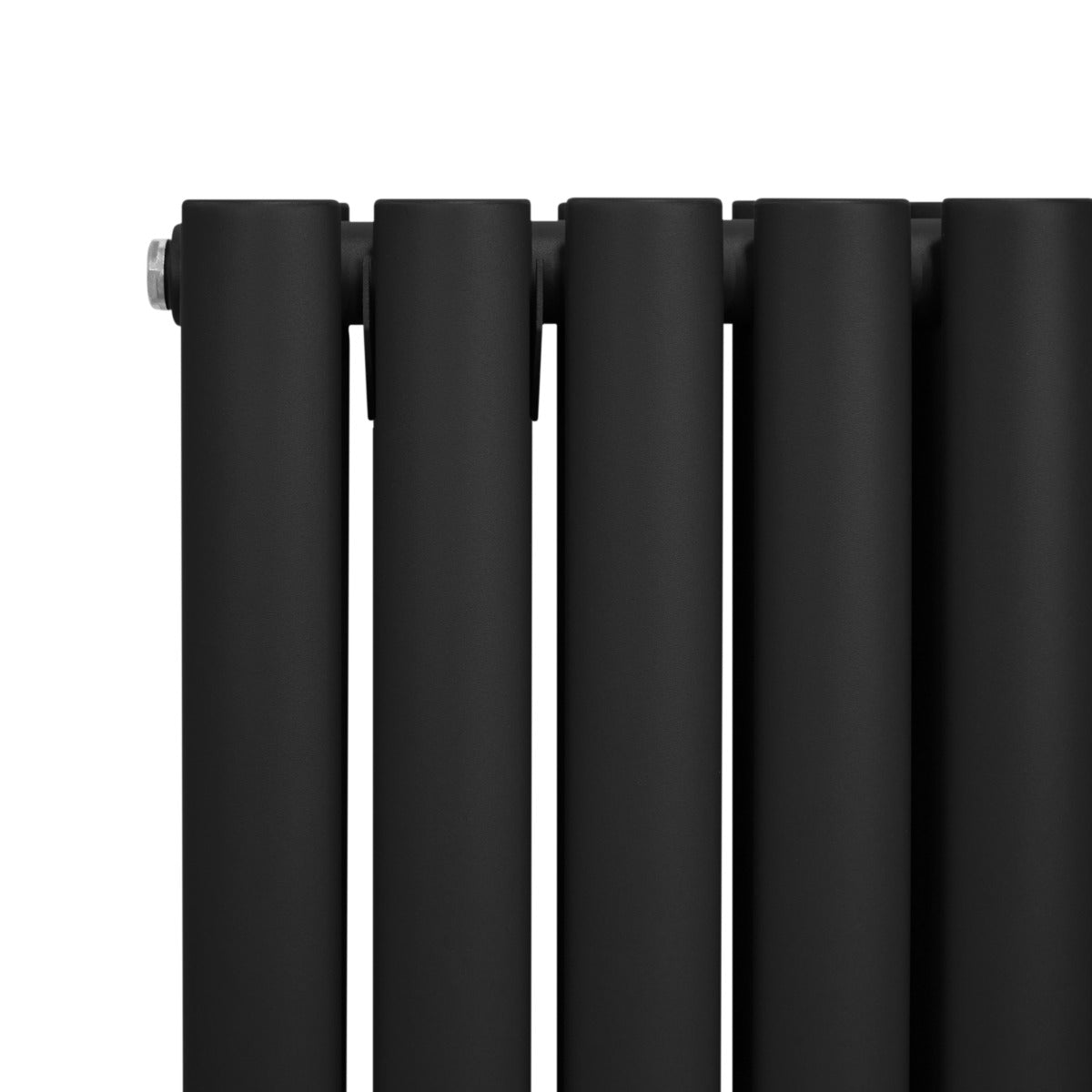 Syncx Oval Column Radiator 600x1200 Black Home