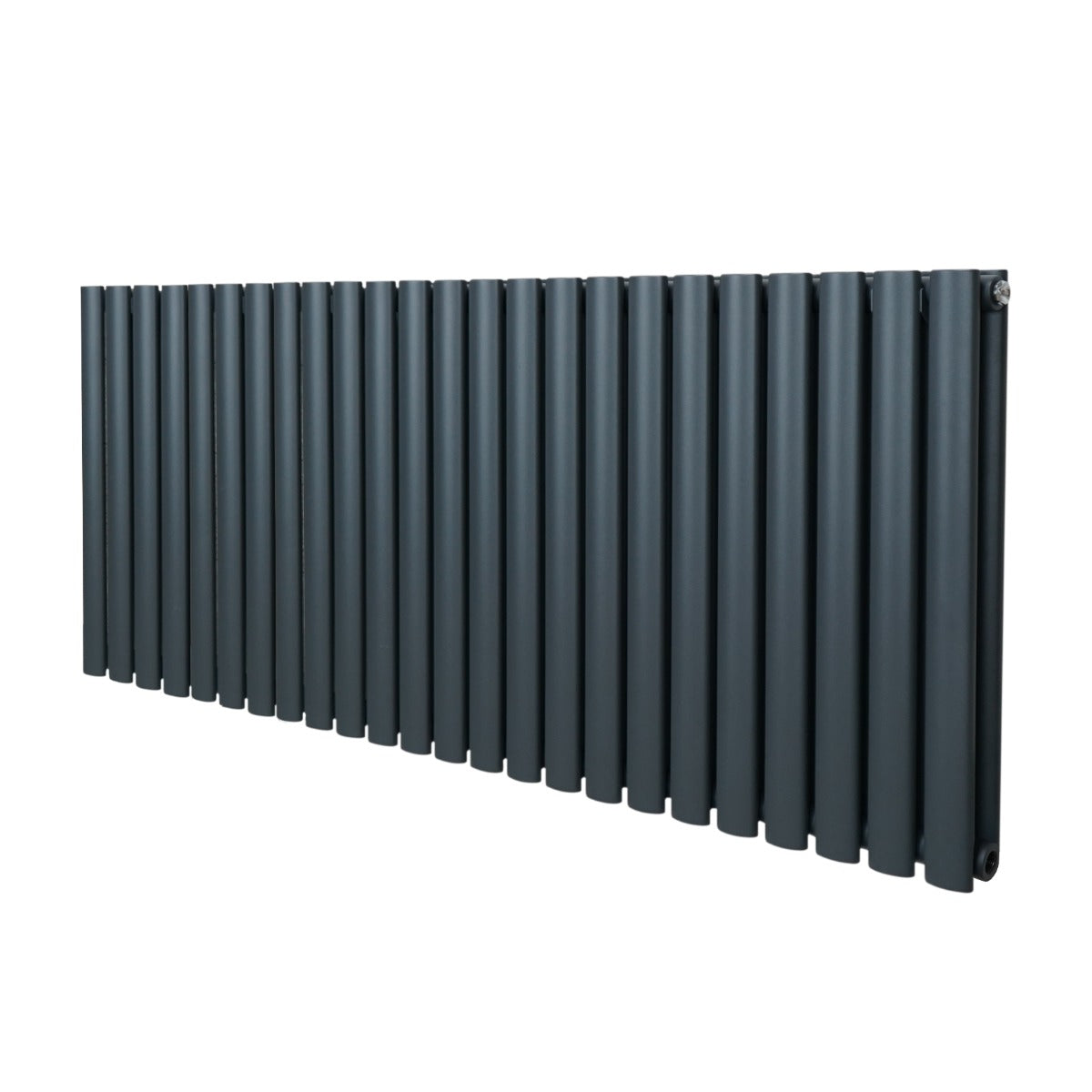 Syncx Oval Column Radiator 600mm By 1440mm Anthracite Finish Wall Mounted For Modern Homes
