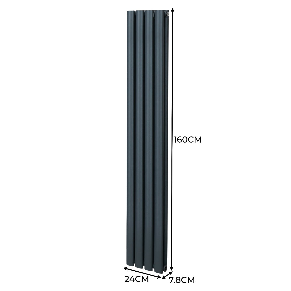 Eco Oval Radiator 1600x240 Carbon Steel Heating