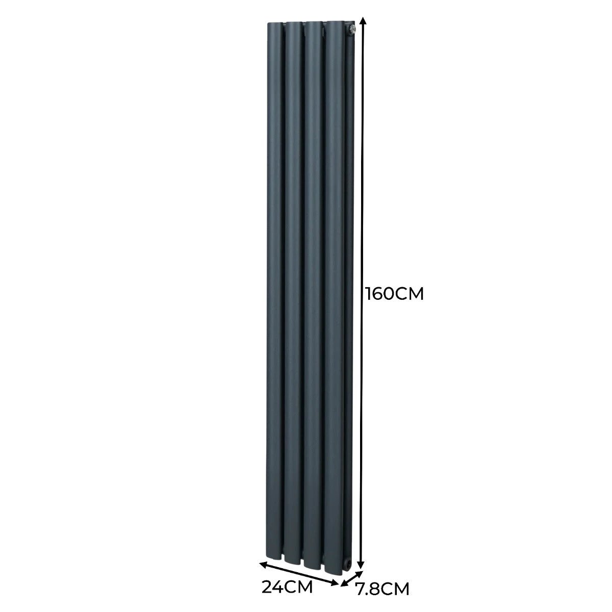 Monster Shop Eco Oval Radiator 1600x240 Carbon Steel Heating - Radiator