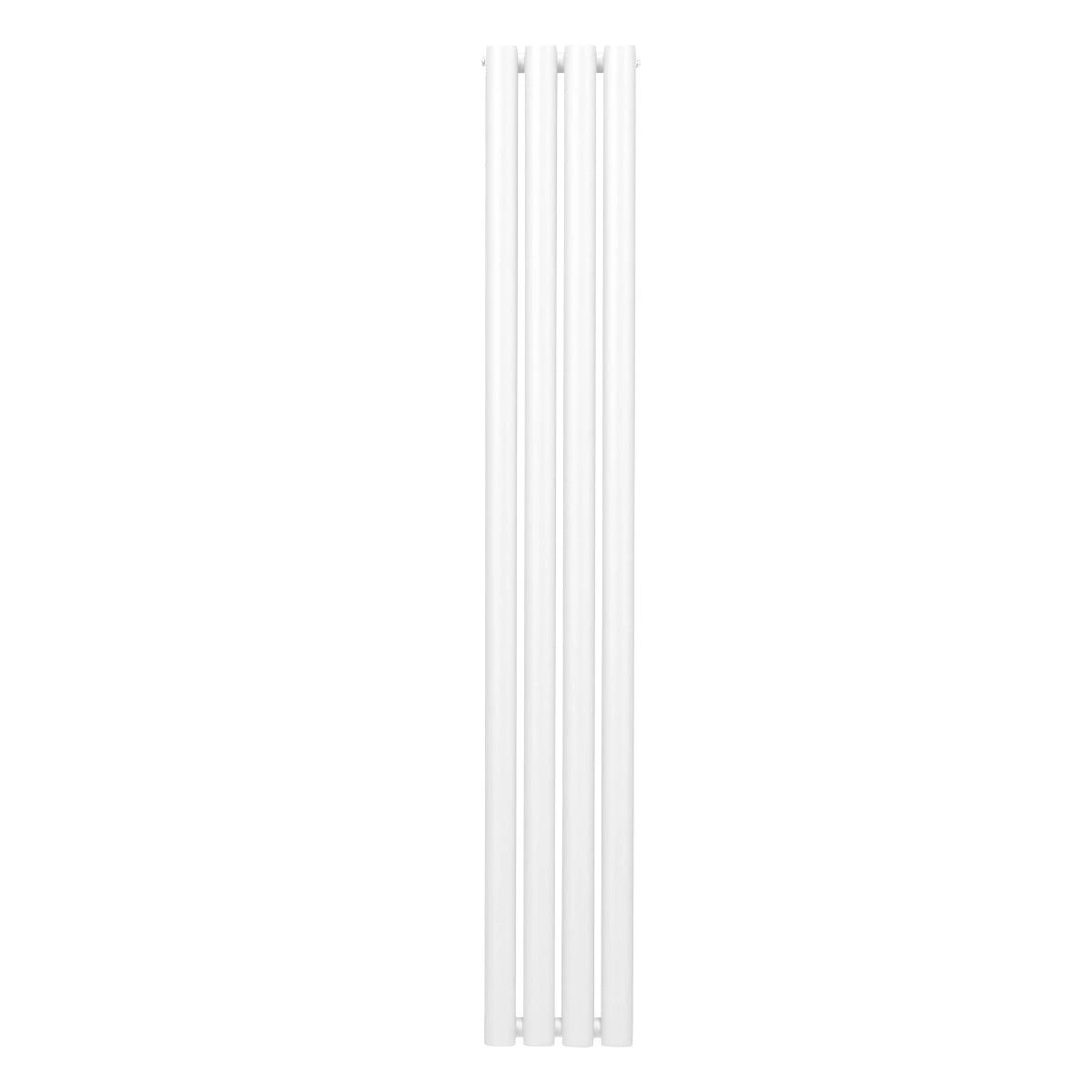 Monster Shop Premium Oval Column Radiator 1600x240mm White 1.5mm Carbon Steel For Home Heating - Radiator