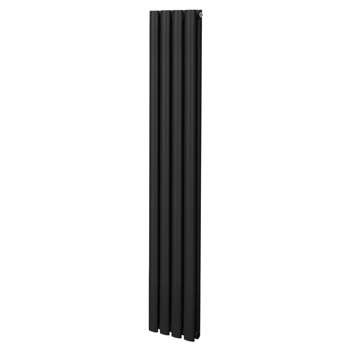 Syncx Oval Column Radiator 1600x240mm Carbon Steel 1.5mm Black Finish For Home Heating